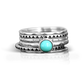 Turquoise Boho Stacking Ring Set