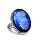 Labradorite Leaf Silver Ring