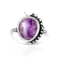 Amethyst Celestial Boho Ring