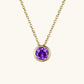 Radiant Gemstone Gold Chain