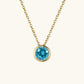 Radiant Gemstone Gold Chain