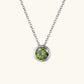 Radiant Gemstone Gold Chain
