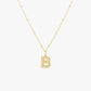 Pearl Initial Pendant Necklace