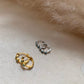 Mini Turquoise Hoops Gold or Silver