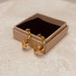 Everyday Embossed Star Hoops