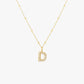 Pearl Initial Pendant Necklace