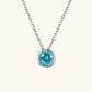 Radiant Gemstone Gold Chain