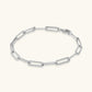 Elegant Gold Paperclip Bracelet