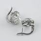 Luxe Vintage Silver Zirconia Earrings