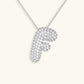 Bubble Initial Crystals Necklace