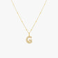 Pearl Initial Pendant Necklace