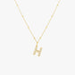 Pearl Initial Pendant Necklace