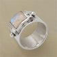 Eleanor Square Moonstone Ring