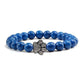 Beaded Paw Bracelet Natural Stone Design