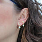Celestial Opal Gold Earrings