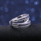 Sophisticated Twist Ethnic Rings