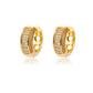 Timeless Cubic Zirconia Hoop Earrings