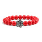 Beaded Paw Bracelet Natural Stone Design