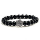 Beaded Paw Bracelet Natural Stone Design