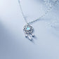 Silver Moonstone Dreamcatcher Pendant Necklace