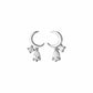 Crescent Moon Droplet Studs
