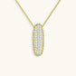 Bubble Initial Crystals Necklace