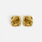 Molten Gold Statement Earring