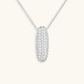 Bubble Initial Crystals Necklace