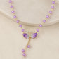 Iconic Purple Swan Necklace
