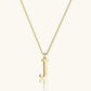 Vintage Letter Initial Gold Necklace