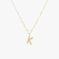 Pearl Initial Pendant Necklace