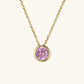 Radiant Gemstone Gold Chain