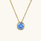 Radiant Gemstone Gold Chain