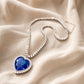 Majestic Heart Sapphire Necklace