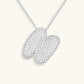 Bubble Initial Crystals Necklace
