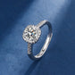 Exclusive White Gold Aria Square Radiant Set