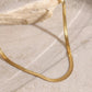 Elegant Triple Gold Chain Necklace