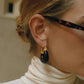Serene Chunky Enamel Earrings