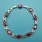 Alendra Flameaux White Gold Bracelet