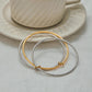 Timeless Two Tone Stacked Bracelet