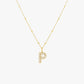 Pearl Initial Pendant Necklace