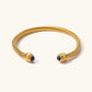 Gold Gemstone Bangle