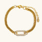Radiant White Crystals Bracelet