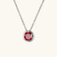 Radiant Gemstone Gold Chain