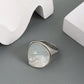 Mother of Pearl Signet Ring
