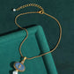 Antique Lapis Lazuli Cameo Necklace Earrings Set