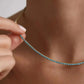 Vintage Gold Turquoise Stone Necklace