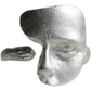Silver Abstract Face Adjustable Ring