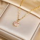 Romantic Sakura Rose Necklace
