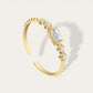 Baguette Station Open Ring